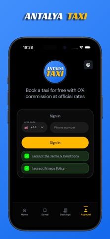 Antalya Taxi Transfer iPhone screenshot