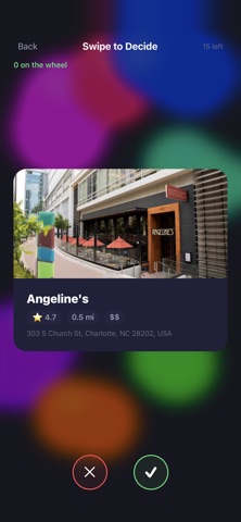 Chews — Restaurant Picker Screenshot 6 of 8