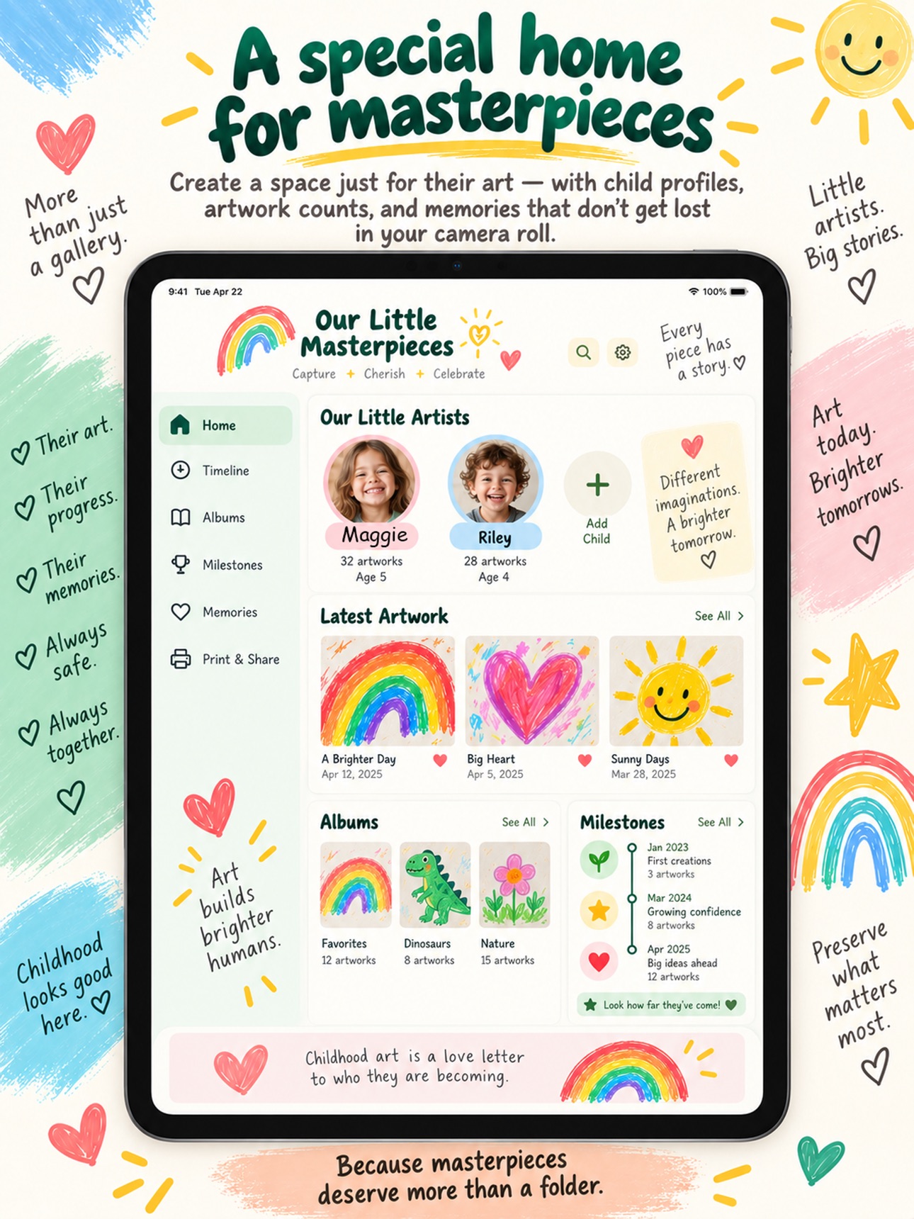 Screenshot 9 of littleGallery: Save Kids Art