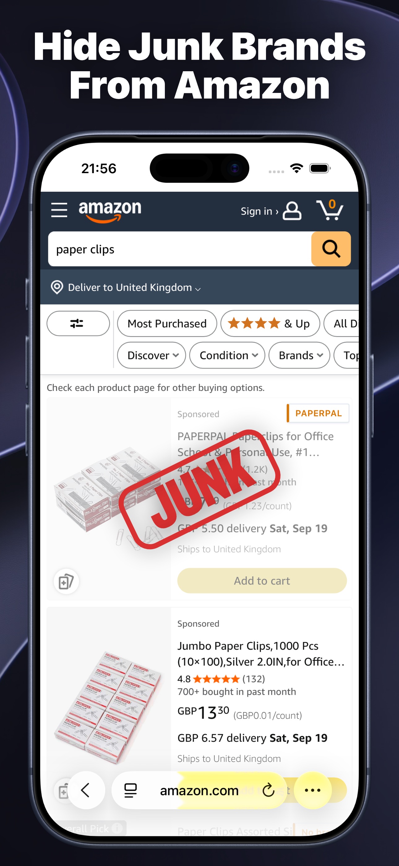 Screenshot 1 of Amaslop - Shopping Protection