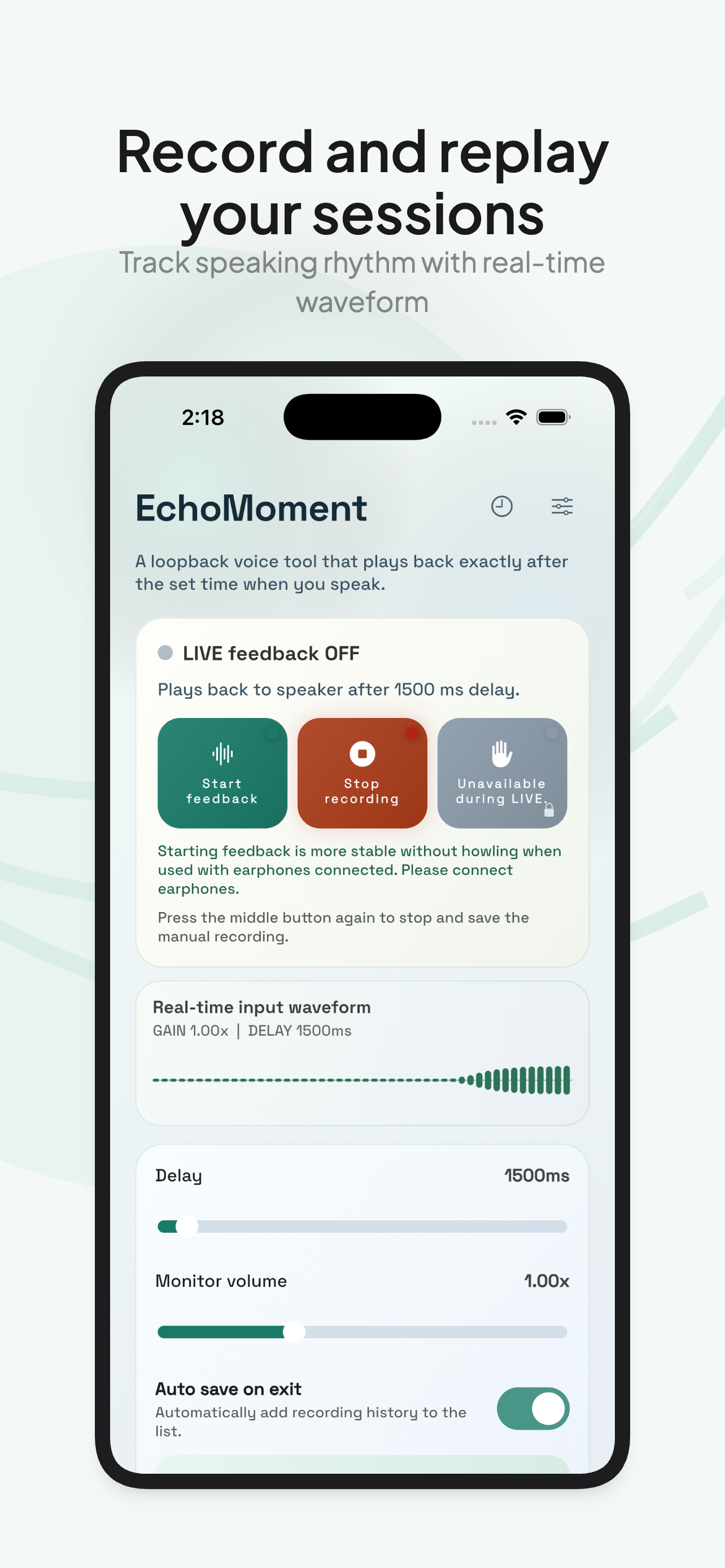 EchoMoment screenshot 3