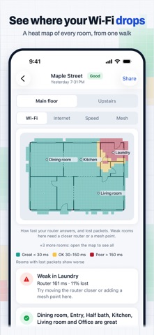 GoodWiFi: WiFi Heat Map & Test screenshot 1