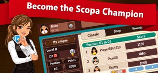 Scopa classic online screenshot 1