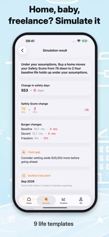 Bunwise: Money Safety Days iPhone screenshot