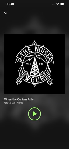WGUR 95.3 iPhone screenshot