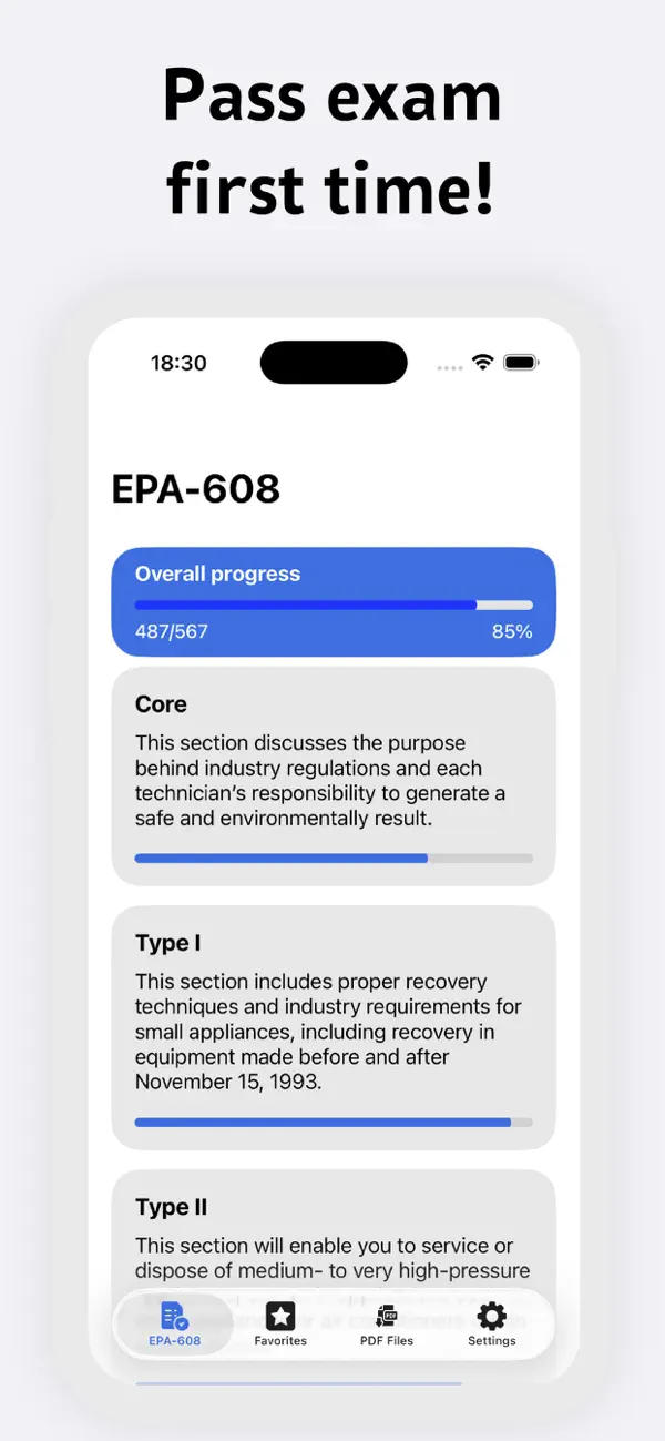Screenshot #2 pour EPA 608 Practice 2026