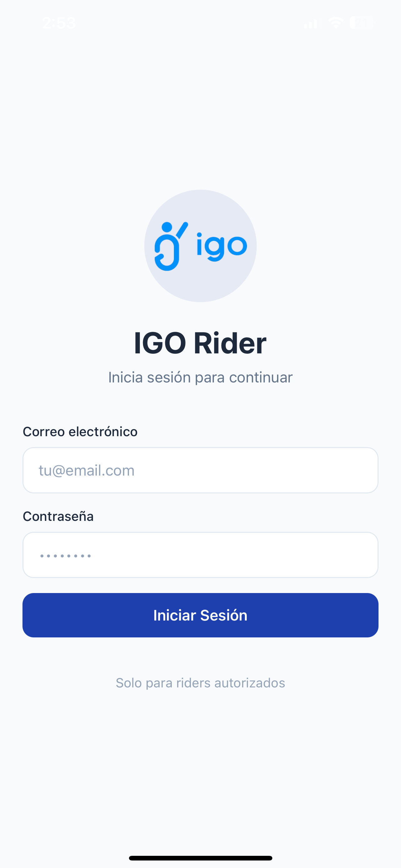 IGO Repartidores screenshot 3