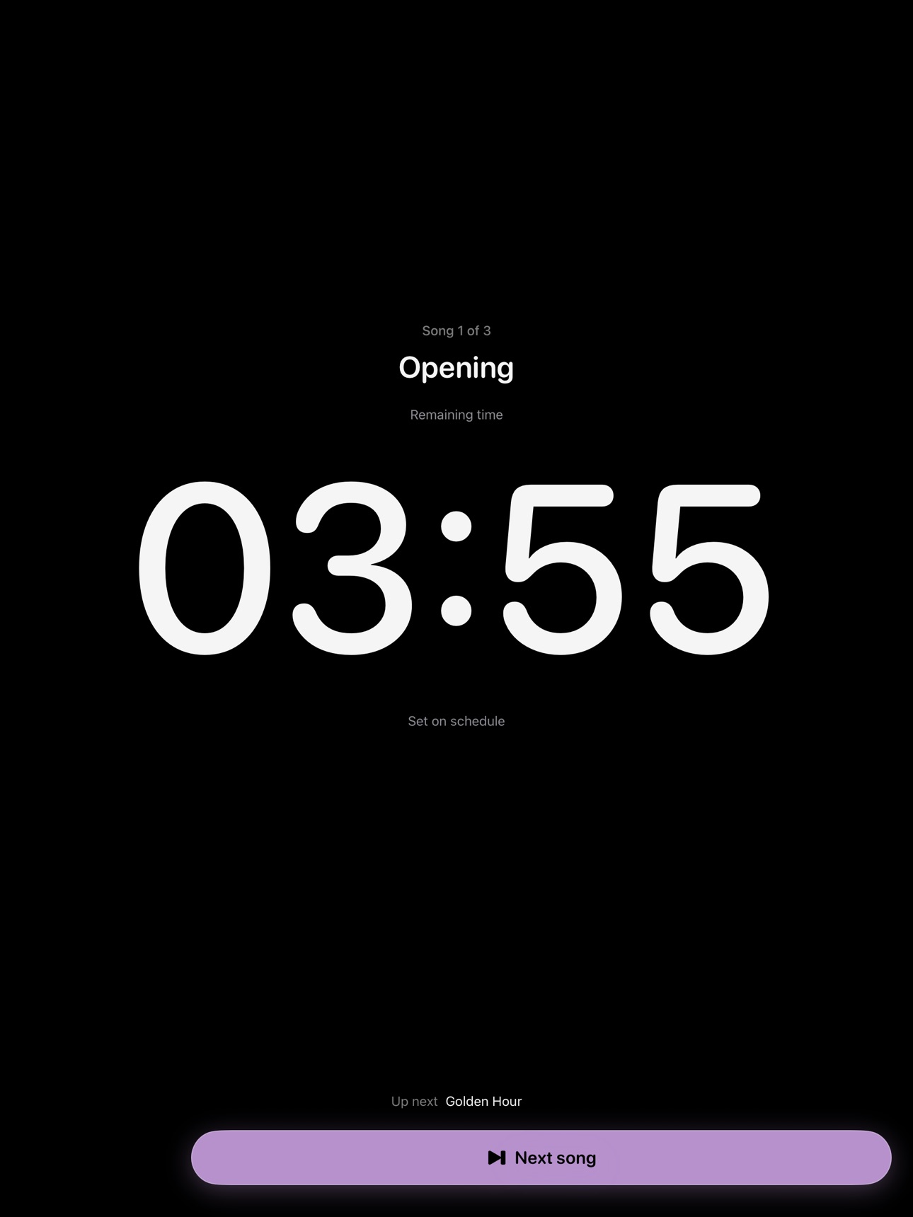Screenshot 5 of Set Clock – Setlist & Click