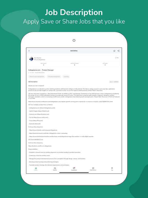 Screenshot #5 pour iimjobs: Management Job Search