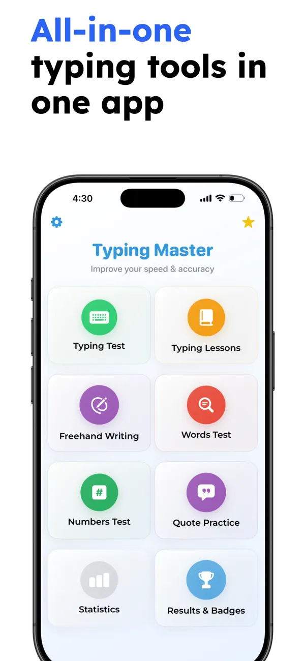 Speed Typing Test – WPM Check screenshot 2