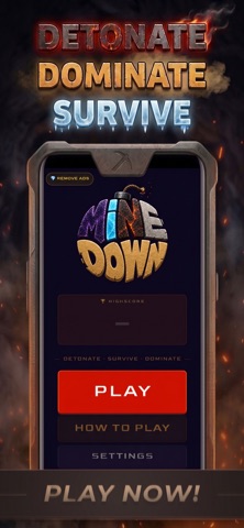 MineDown iPhone screenshot