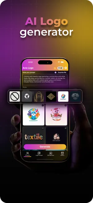 Axio | AI Logo Maker screenshot 2