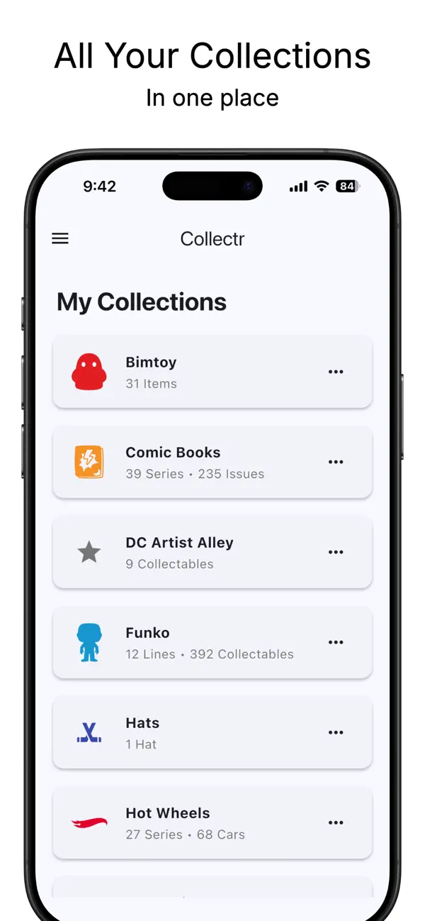 Screenshot #1 pour Collectr - Collection Manager