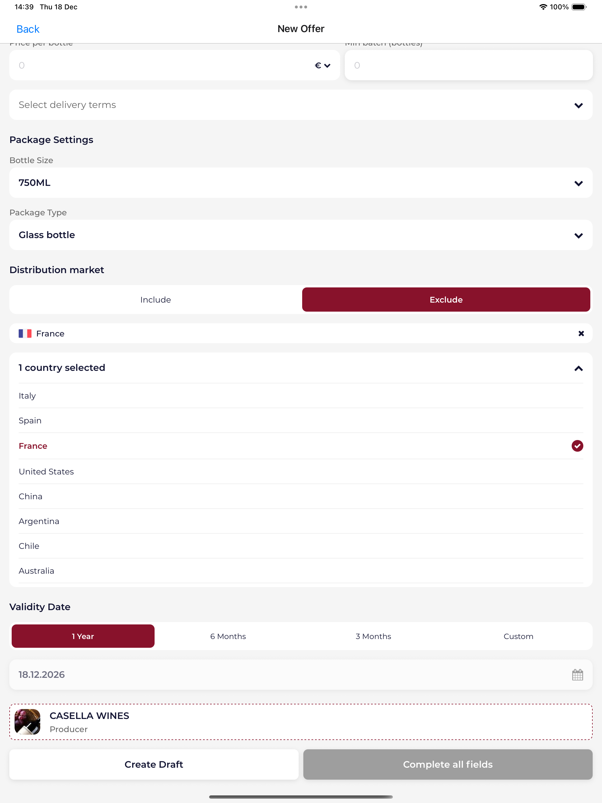 World Wine List screenshot 7