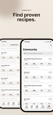 BaristaJournal screenshot