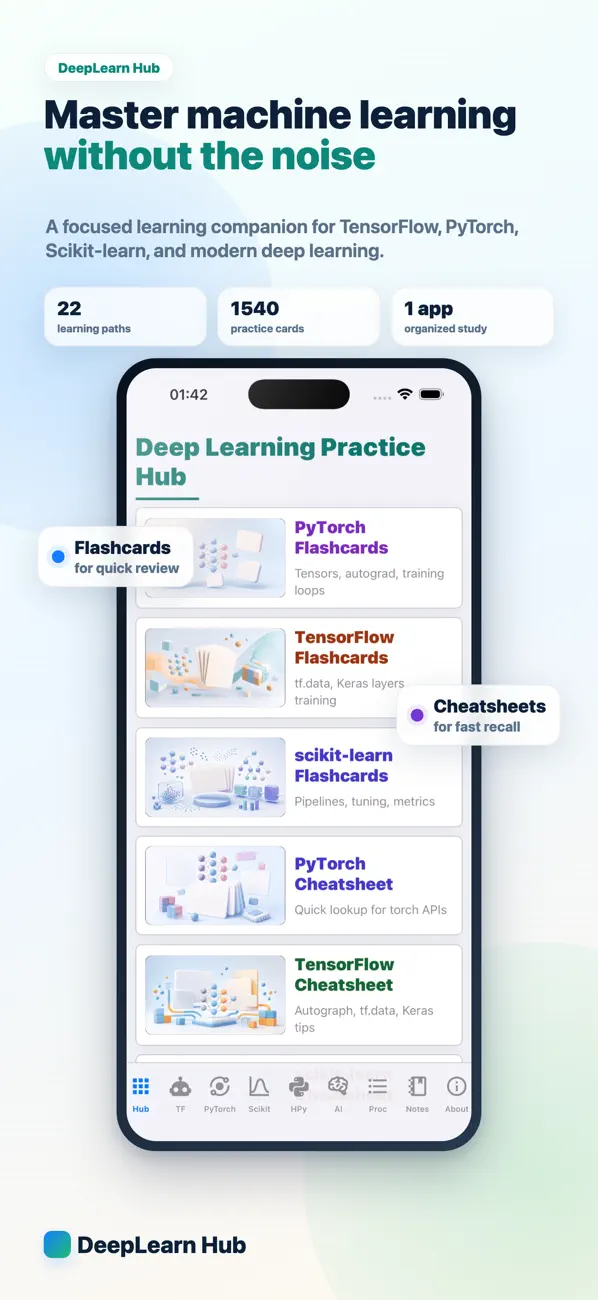 Screenshot #1 pour DeepLearn Hub