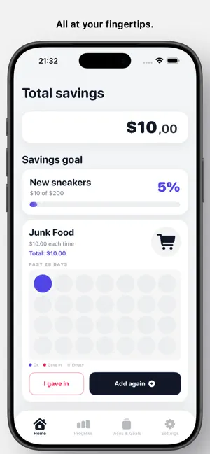 Your QuitPal screenshot 1
