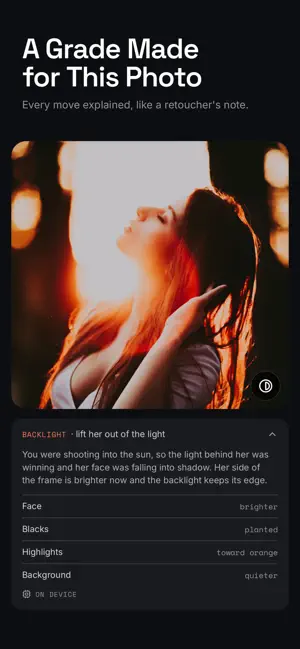 Evoke: AI Photo Color Grading screenshot 3