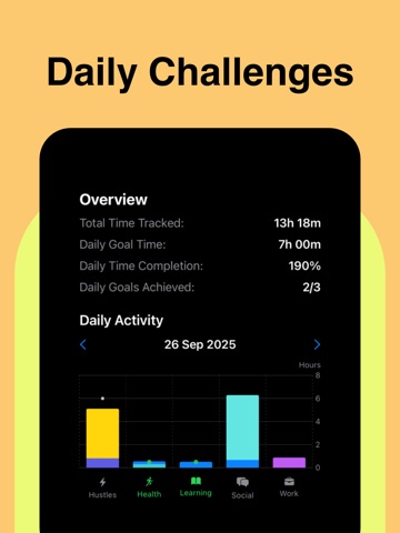 TickTrack: Time Tracker & Log iPad screenshot