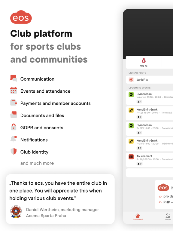 Screenshot #4 pour EOS for clubs and communities