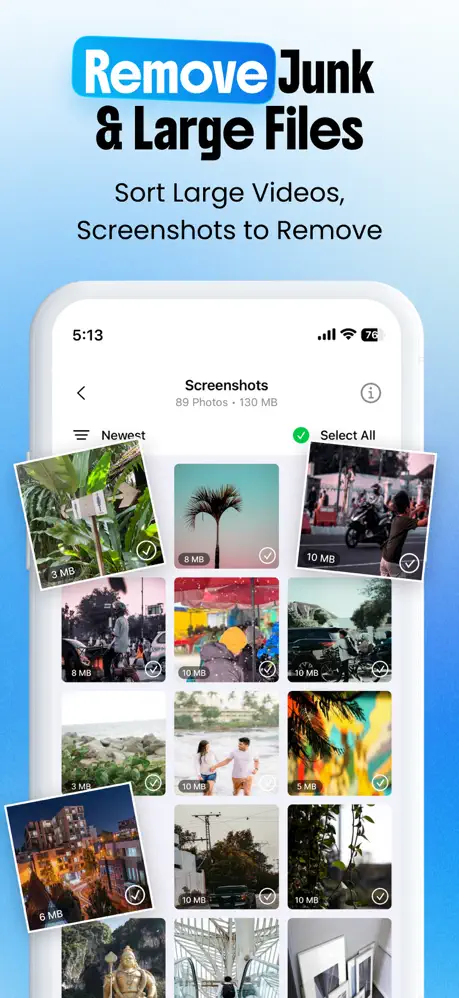 CleanPro duplicate photos view