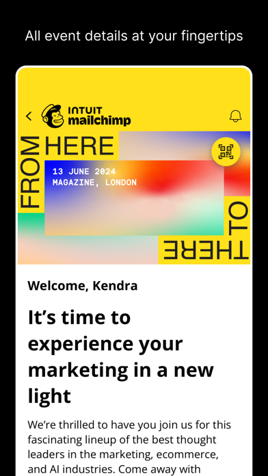 Mailchimp Events Screenshot