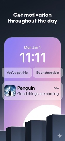 Penguin: Daily Motivation screenshot