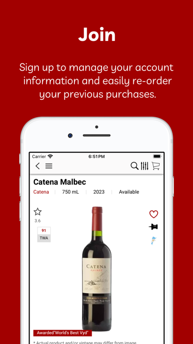 Sparrow Wine & Liquor iPhone screenshot 4 - Shopping app