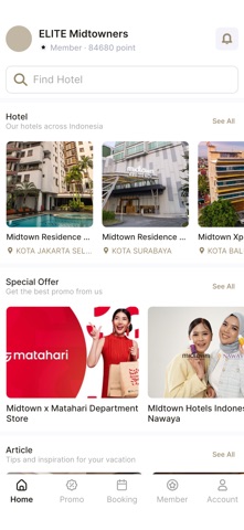 Midtown Hotels Indonesia screenshot