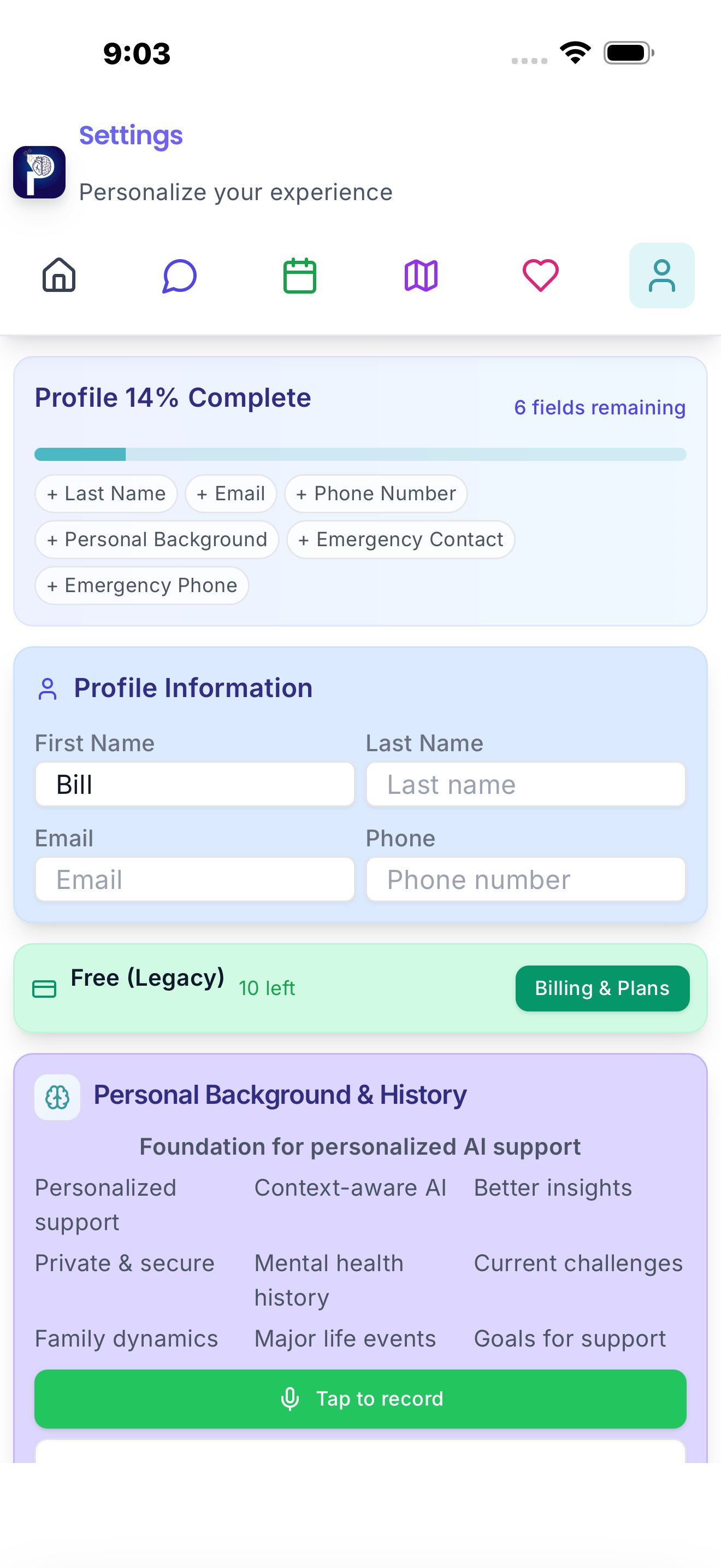 PsychPal screenshot 5