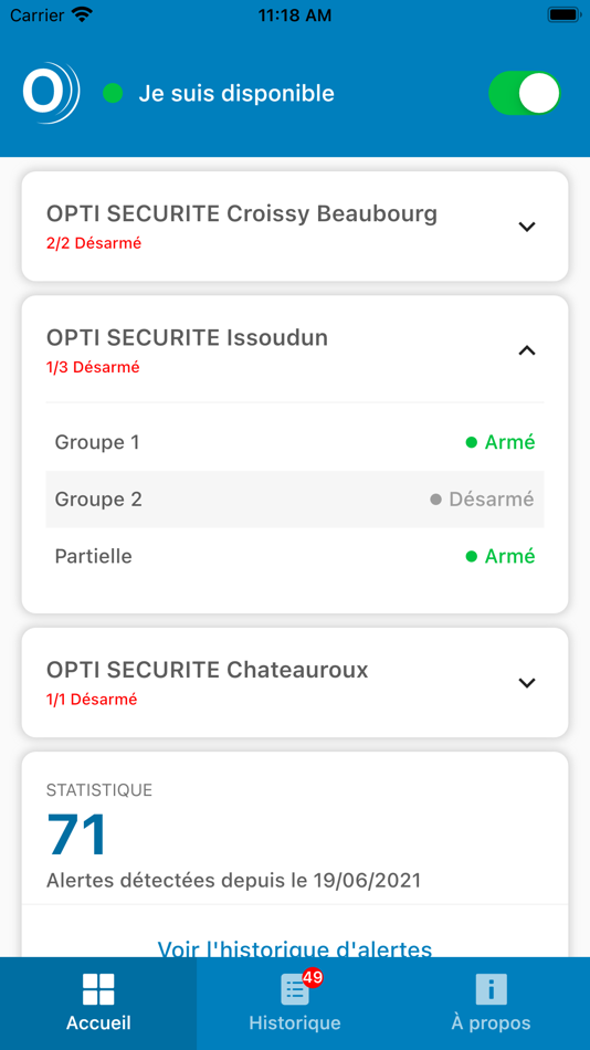 #3. OPTI SECURITE (iOS) 由: OPTI SECURITE