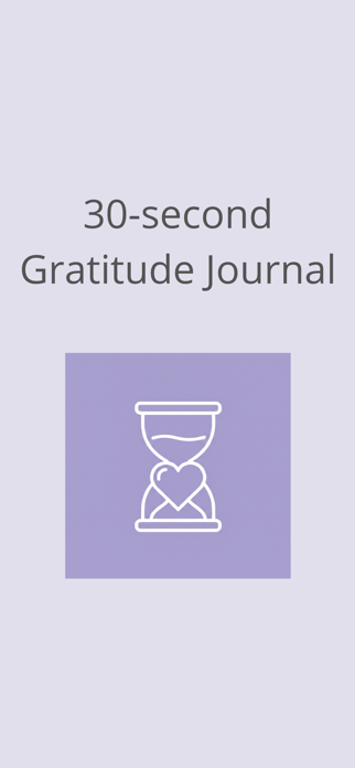 30-Second Gratitude Journal Screenshot 1 of 6