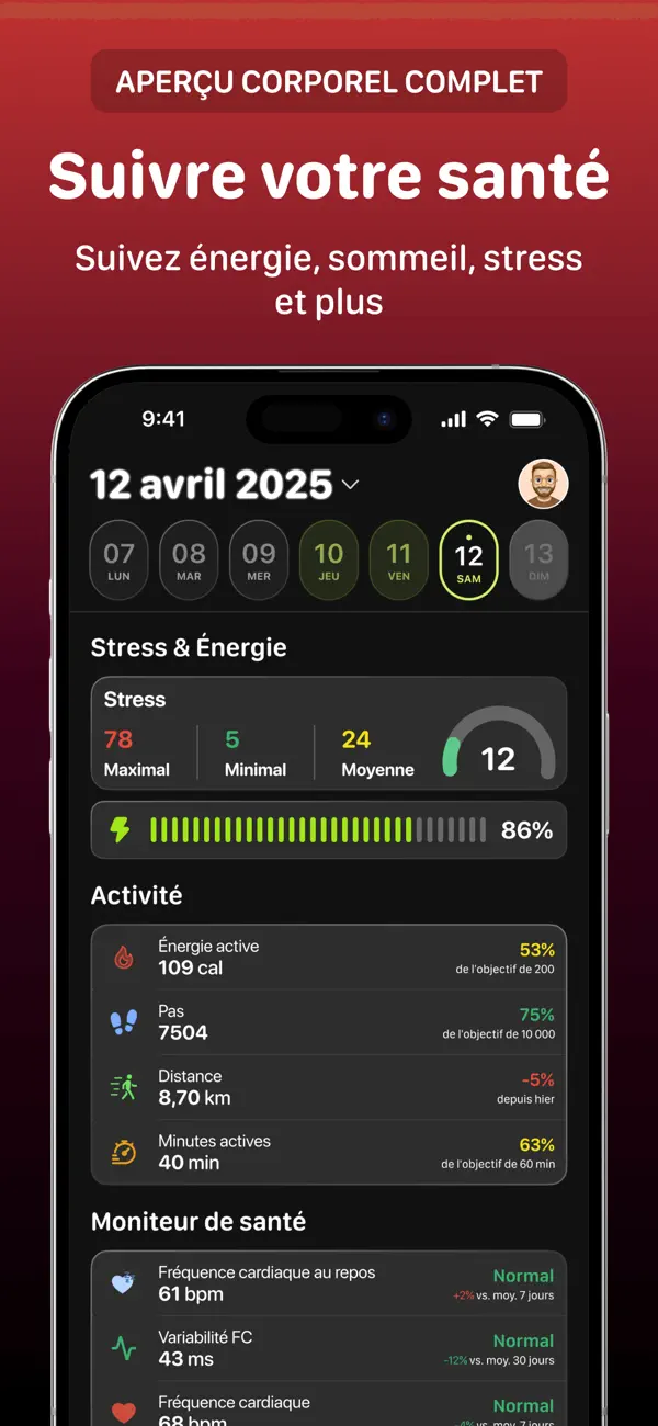 Screenshot #2 pour Bodly - Santé et Performance