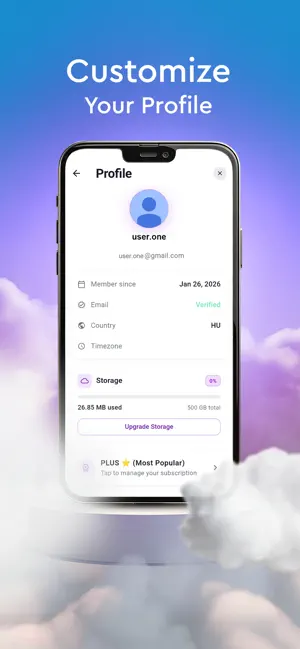 CloudFile Secure Storage screenshot 2