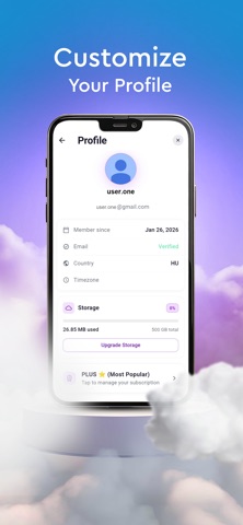 CloudFile Secure Storage screenshot