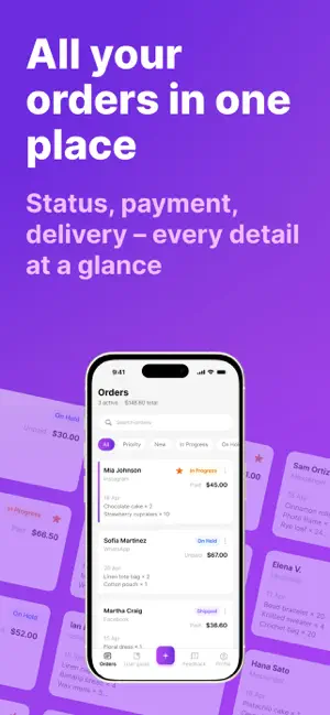 Snap Order Tracker & DM Sales screenshot 3