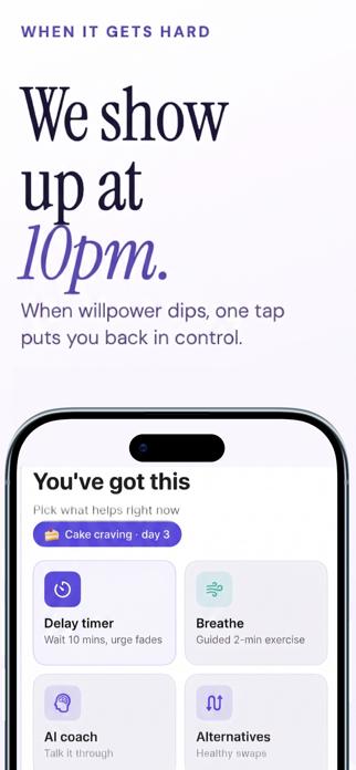 Craving Tracker - Curbit Screenshot 3 of 4