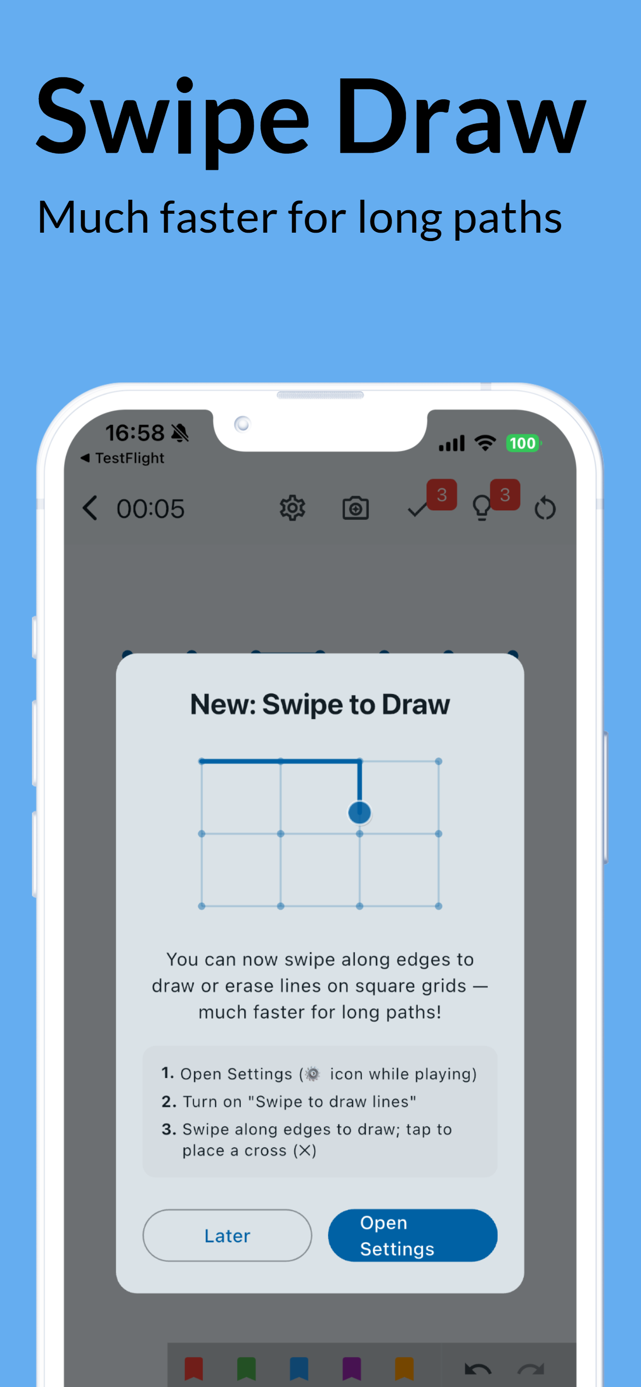 Slitherlink: Daily Logic screenshot 5