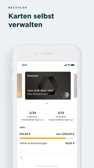 Screenshot von Commerzbank Banking auf dem iPhone 9