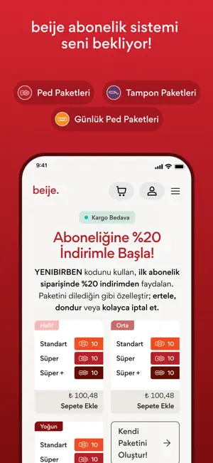beije Store: Abonelik&Sipariş iPhone screenshot 3