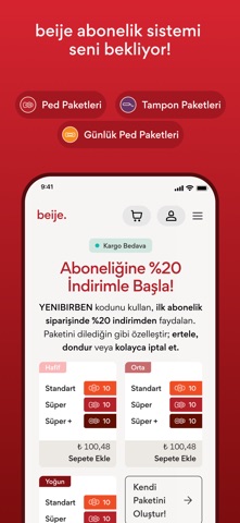 beije Store: Abonelik&Sipariş iPhone screenshot 3