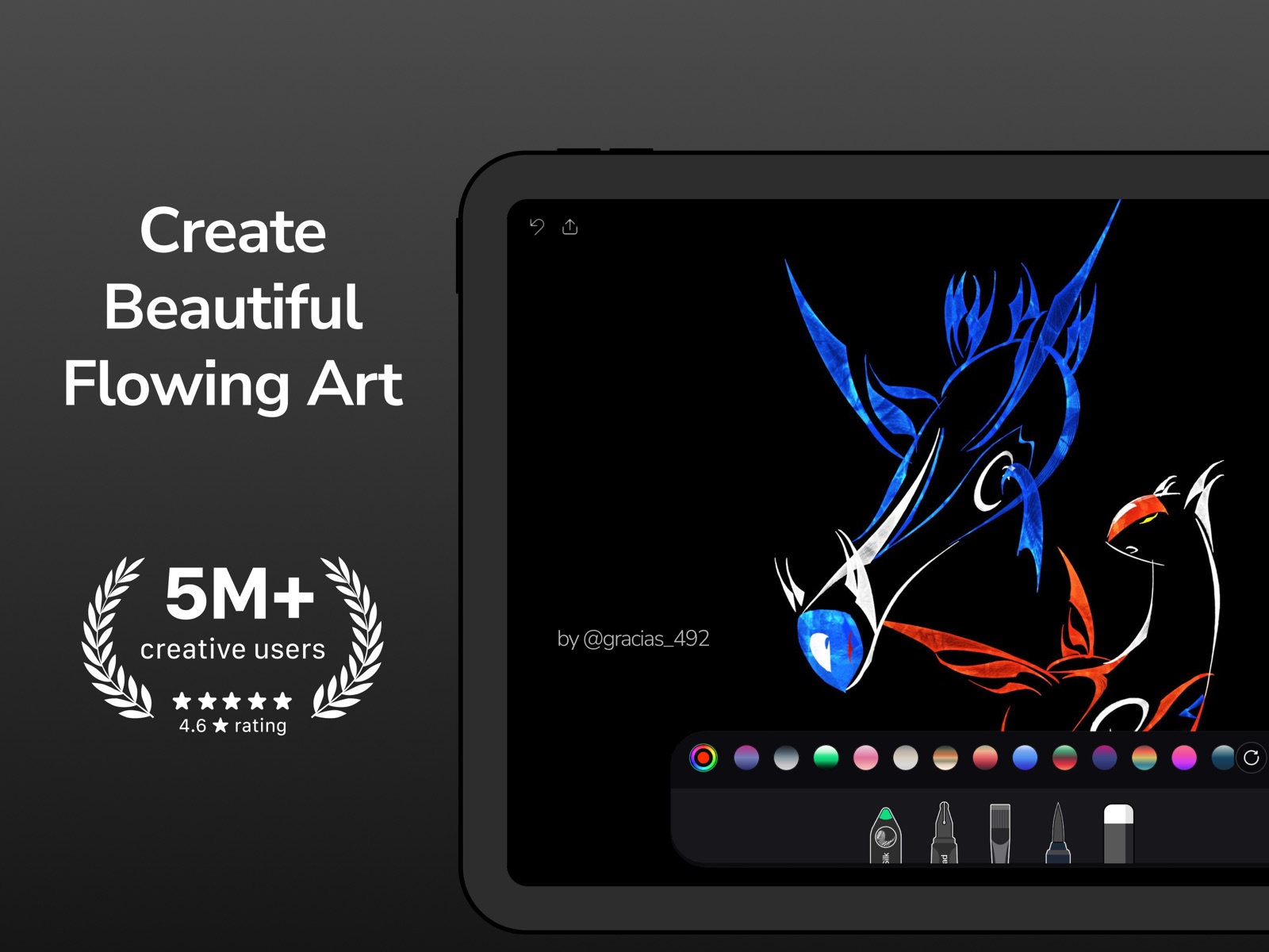Flowpaper: Drawing & Animation ipad screenshot 1