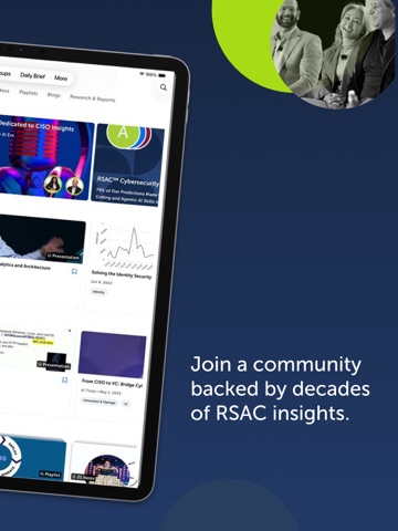 RSAC Community App iPad screenshot
