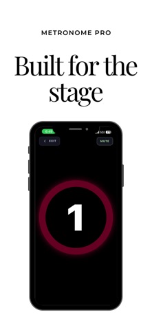 Metronome Pro iPhone screenshot