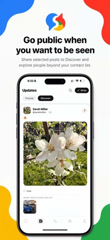 Seen : Private Social Network iPhone screenshot