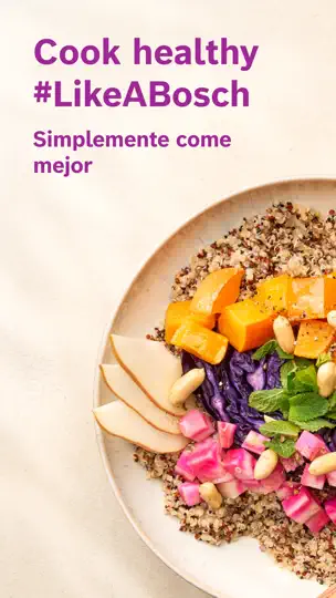 Captura de pantalla de Bosch BetterFood en iPhone 1