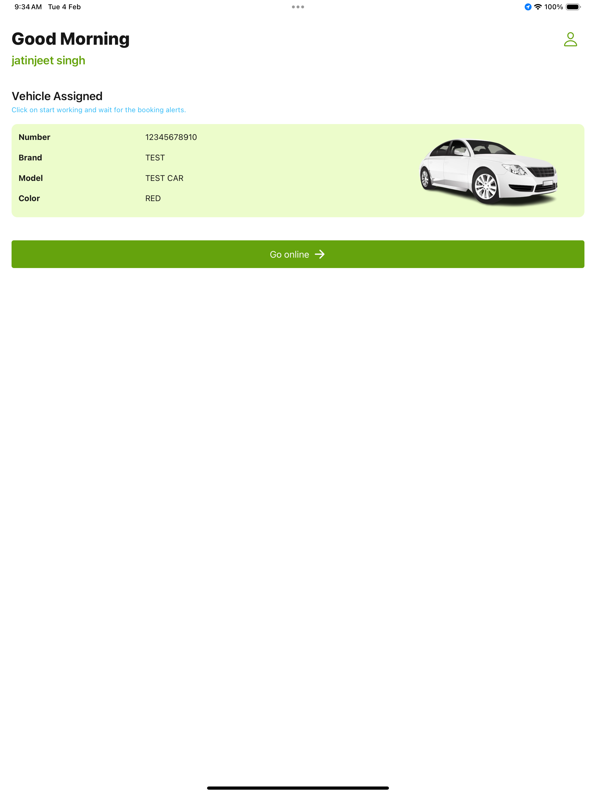 Go Easy Rides Driver