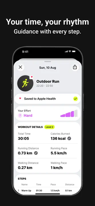 iRun. Couch to Runner : capture d’écran 4 sur 9