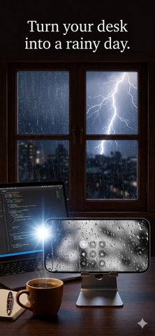 Rainy Desk iPhone screenshot