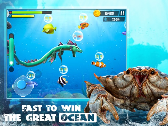 Shark Attack: Hungry Fish Game iPad screenshot 5 - Entertainment app